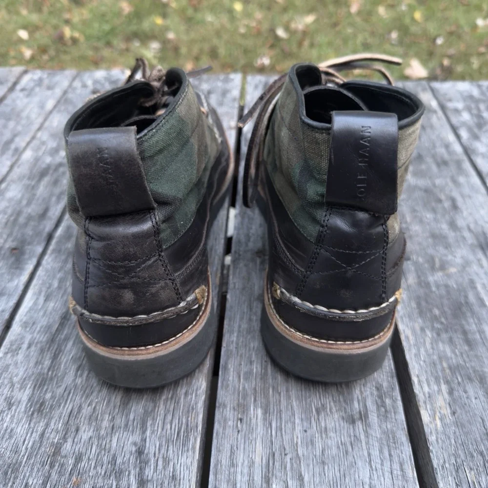 Cole Haan Men's Pinch Rugged Chukka‎ - Camo Canvas/After Dark US Size 11 M EUC